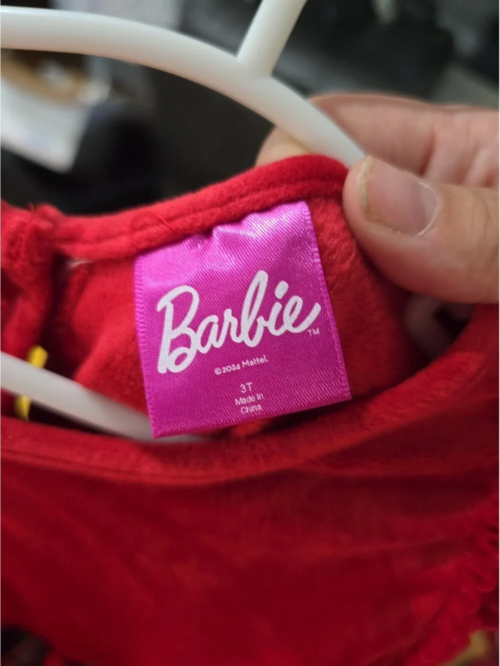 3T nwt Barbie christmas Dress 134G8